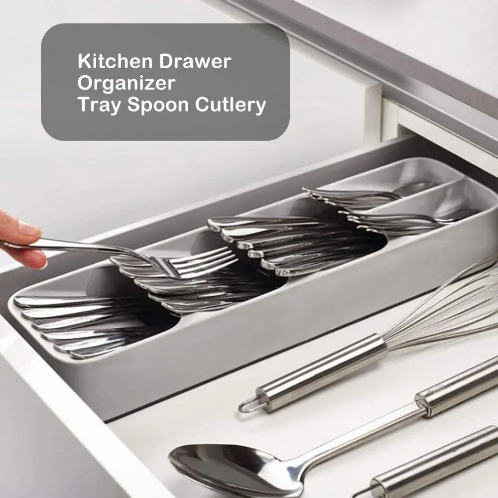 Kitchen Storage Tray Knife Fork Spoon Cutlery Box Separation Finishing Storage Box Kitchen Drawer Organizer Tools Accessories
Kitchen Storage Tray Knife Fork Spoon Cutlery Box Separation Finishing Storage Box Kitchen Drawer Organizer Tools Accessories