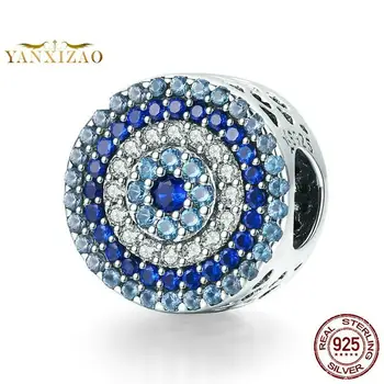 DIY Beaded Bracelet Accessories S925 Sterling Silver Beads Fit Pandora Personality Inlaid Blue Eyes Jewelry
DIY Beaded Bracelet Accessories S925 Sterling Silver Beads Fit Pandora Personality Inlaid Blue Eyes Jewelry