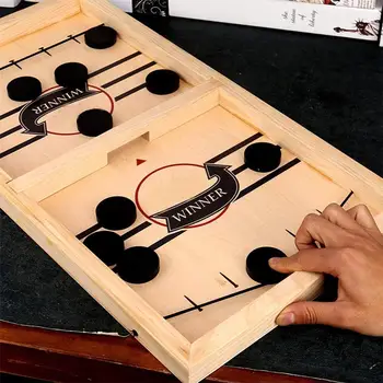Table Ice Hockey Table Game Catapult Chess Bumper Chess Parent-child Interactive Game Table Desktop Battle Ice Hockey Game Drop
Table Ice Hockey Table Game Catapult Chess Bumper Chess Parent-child Interactive Game Table Desktop Battle Ice Hockey Game Drop