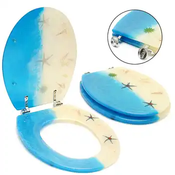 Xueqin Waterproof Bathroom WC Toilet Lid Pads FMD Medium Density Fiberboard Beach Patterns Toilet Seat Cover Case Bathroom Decor
Xueqin Waterproof Bathroom WC Toilet Lid Pads FMD Medium Density Fiberboard Beach Patterns Toilet Seat Cover Case Bathroom Decor