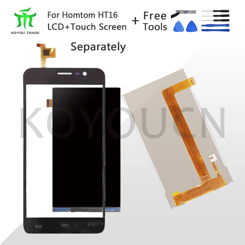5" For 720*1280 Homtom HT16 LCD Display+Touch Screen Digitizer for Homtom HT16 Mobilephone Digital Accessory Repair Parts+Tools
5" For 720*1280 Homtom HT16 LCD Display+Touch Screen Digitizer for Homtom HT16 Mobilephone Digital Accessory Repair Parts+Tools