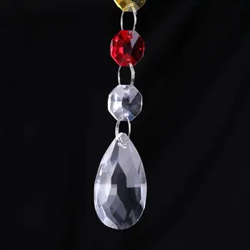 DIY Hanging Colorful Octagonal Beads Crystal Suncatcher Light String Pendant Drop Home Garden Decorative Ornament Jewelry
DIY Hanging Colorful Octagonal Beads Crystal Suncatcher Light String Pendant Drop Home Garden Decorative Ornament Jewelry