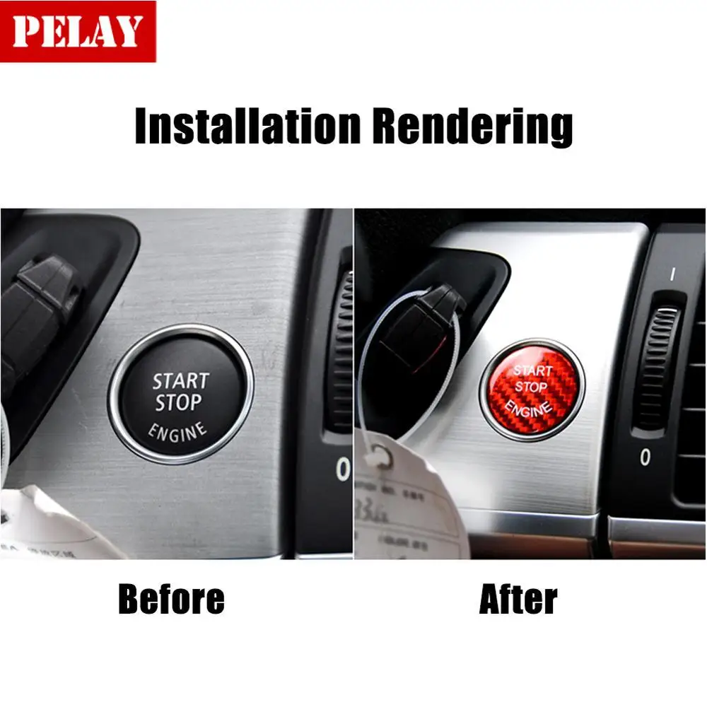 Carbon Fiber Car Engine Start Stop Switch Button Replace Cover for BMW X1 X3 X5 Series E90 E92 E60 E93 E84 E91 E46 Z4 E70 CSV
Carbon Fiber Car Engine Start Stop Switch Button Replace Cover for BMW X1 X3 X5 Series E90 E92 E60 E93 E84 E91 E46 Z4 E70 CSV