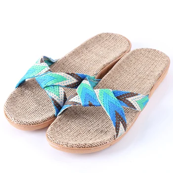 New Summer Slippers For Women Chain Slides Home Floor Shoes Flax Cross Belt Silent Sweat Slippers Women Sandals OR910357
New Summer Slippers For Women Chain Slides Home Floor Shoes Flax Cross Belt Silent Sweat Slippers Women Sandals OR910357
