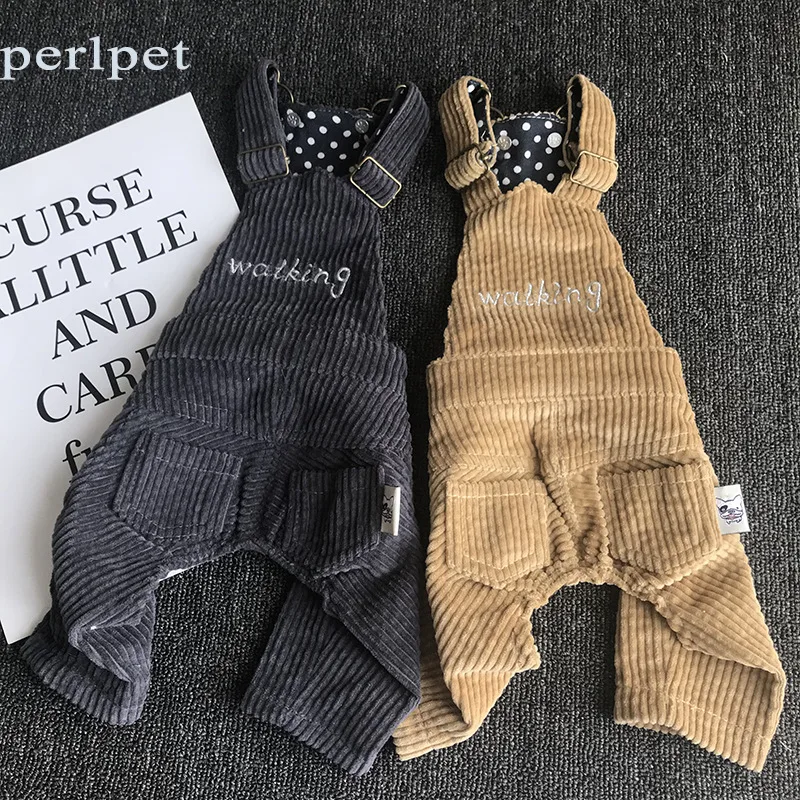 2018 New Style Fall And Winter Clothes Corduroy Fabric Customizable-Debit Suspender Pants Pet Four-legged Pet Clothing Dog Cloth 
2018 New Style Fall And Winter Clothes Corduroy Fabric Customizable-Debit Suspender Pants Pet Four-legged Pet Clothing Dog Cloth
