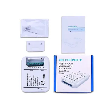 Smart WiFi LED Controller 5 Channels Control 4A5CH CW/WW RGB RGBW RGBWW LED light, Timer Music Group Sync Controller
Smart WiFi LED Controller 5 Channels Control 4A5CH CW/WW RGB RGBW RGBWW LED light, Timer Music Group Sync Controller