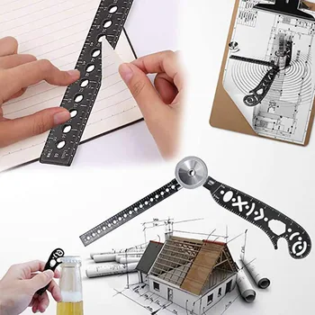 Multifunctional magnetic drawing tool Versatile Design Curved Ruler Mini Protractor Combo painting retractor Drawing Portable
Multifunctional magnetic drawing tool Versatile Design Curved Ruler Mini Protractor Combo painting retractor Drawing Portable