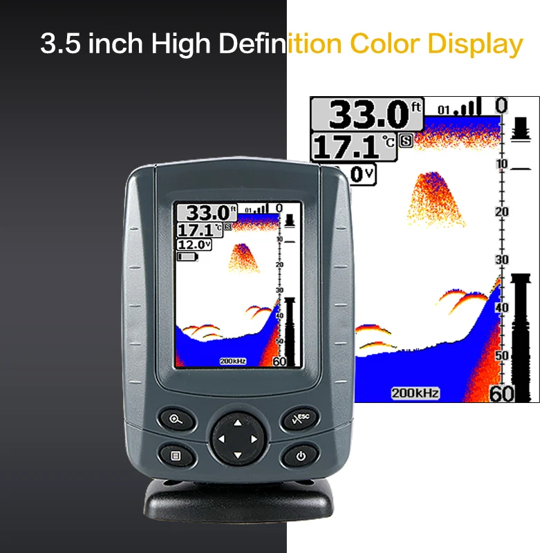 Original Phiradar FF688W-BG Wireless 800M Sonar Fish Finder Fishing Baitboat Echo Sounder Color LCD Remote Control
Original Phiradar FF688W-BG Wireless 800M Sonar Fish Finder Fishing Baitboat Echo Sounder Color LCD Remote Control