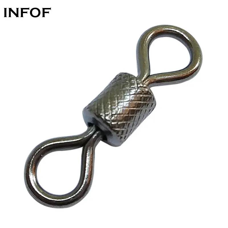 Stainless Steel Rolling Swivels Fishing Swivel Size 4/0#~12# Fishing Accessories Sea Fishing Hook Connector
Stainless Steel Rolling Swivels Fishing Swivel Size 4/0#~12# Fishing Accessories Sea Fishing Hook Connector
