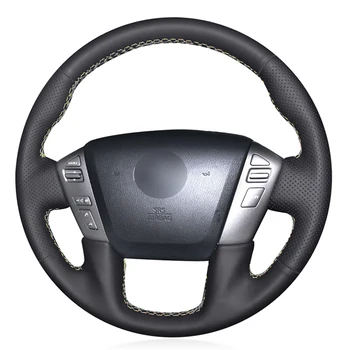 Black PU Faux Leather DIY Car Steering Wheel Cover for Nissan Patrol Armada NV Cargo NV Passenger (US) Titan Infiniti QX56 QX80
Black PU Faux Leather DIY Car Steering Wheel Cover for Nissan Patrol Armada NV Cargo NV Passenger (US) Titan Infiniti QX56 QX80