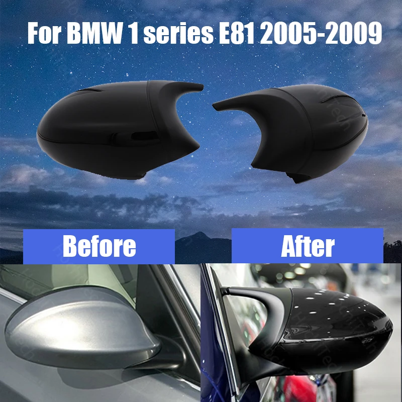 2 шт., крышки для зеркала заднего вида BMW 1 серии E81 2005 2006 2007 2008 2009 
2 шт., крышки для зеркала заднего вида BMW 1 серии E81 2005 2006 2007 2008 2009