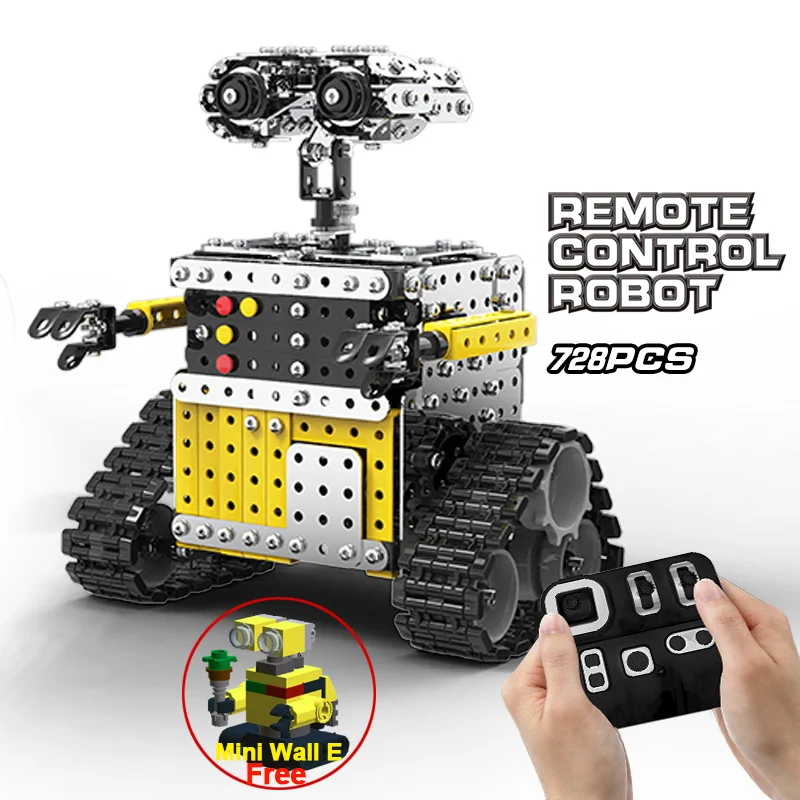 DHL Model Similar Legoinglys RC Ideas Technic Creator 21303 WALL E Robot Building Blocks 3D Metal Puzzle Assembly Figures Toys
DHL Model Similar Legoinglys RC Ideas Technic Creator 21303 WALL E Robot Building Blocks 3D Metal Puzzle Assembly Figures Toys