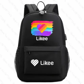 "LIKEE 1 (Like Video)" Backpack USB Charging School Bags Anti-theft Likee App Russia Heart Cat Bag Mochila Infantil For Teenage
"LIKEE 1 (Like Video)" Backpack USB Charging School Bags Anti-theft Likee App Russia Heart Cat Bag Mochila Infantil For Teenage
