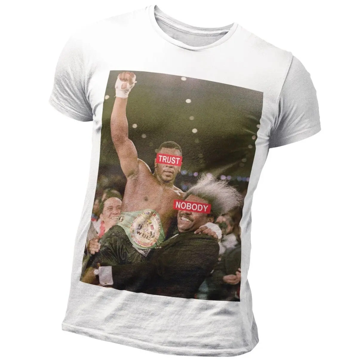 tyson vs King Trust Nobody T Shirt Iron mikke Don Money Tee Cash Tiger new suit hat color RETRO VINTAGE Classic t-shirt
tyson vs King Trust Nobody T Shirt Iron mikke Don Money Tee Cash Tiger new suit hat color RETRO VINTAGE Classic t-shirt