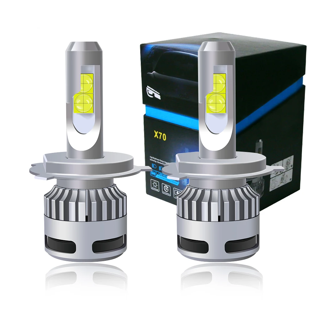 2PCS Car Lights 100W 12000LM H4 LED Bulbs XHP70 H7 LED Canbus Error Free 9005 HB3 Lamp 9006 HB4 9012 H8 H9 H11 LED Headlight Kit
2PCS Car Lights 100W 12000LM H4 LED Bulbs XHP70 H7 LED Canbus Error Free 9005 HB3 Lamp 9006 HB4 9012 H8 H9 H11 LED Headlight Kit