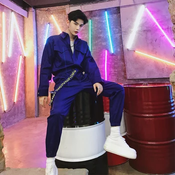 Jumpsuit Men Long Sleeve One Piece Overalls Streetwear Pants Fashion Loose Casual Jumpsuits Male Hip Hop Tooling Trousers
Jumpsuit Men Long Sleeve One Piece Overalls Streetwear Pants Fashion Loose Casual Jumpsuits Male Hip Hop Tooling Trousers