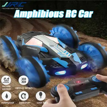 JJRC C10 2.4G 6CH Amphibious 360 Rotate Off-Road Stunt RC Vehicles RC Car Remote Control Toys Model RTR w/ LED Light
JJRC C10 2.4G 6CH Amphibious 360 Rotate Off-Road Stunt RC Vehicles RC Car Remote Control Toys Model RTR w/ LED Light