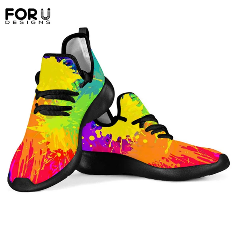 FORUDESIGNS Rainbow Pride Print Women Knitting New Flats Pride Shoes Plus Size Ladies Sneakers Walking Flat Shoes Loafers Mujer 
FORUDESIGNS Rainbow Pride Print Women Knitting New Flats Pride Shoes Plus Size Ladies Sneakers Walking Flat Shoes Loafers Mujer