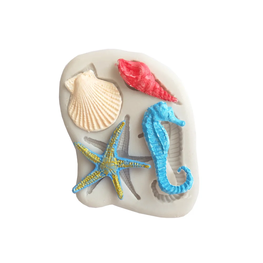 The new shell silicone mold, turning sugar cake DIY soft clay molding tool Chocolate Clay Mould
The new shell silicone mold, turning sugar cake DIY soft clay molding tool Chocolate Clay Mould