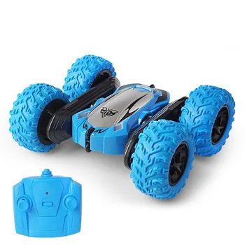 2.4G 4WD Remote Control Car 360° Rotation Climbing Car RC Stunt Double Side Car For Children Kids Birthday Gift - Blue Green
2.4G 4WD Remote Control Car 360° Rotation Climbing Car RC Stunt Double Side Car For Children Kids Birthday Gift - Blue Green