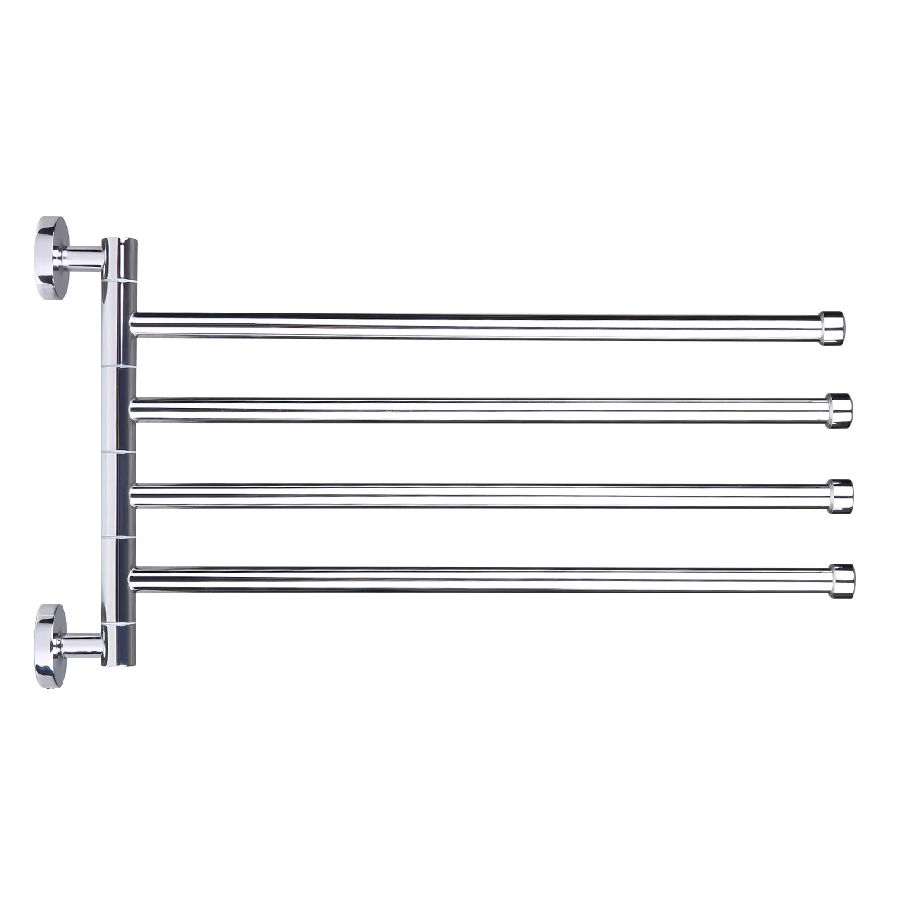 4 Arms Wall-Mounted Bathroom Towel Rack Stainless Steel Bath Towel Holder Multi-functional Movable Towel Shelf Swivel Towel Bar
4 Arms Wall-Mounted Bathroom Towel Rack Stainless Steel Bath Towel Holder Multi-functional Movable Towel Shelf Swivel Towel Bar