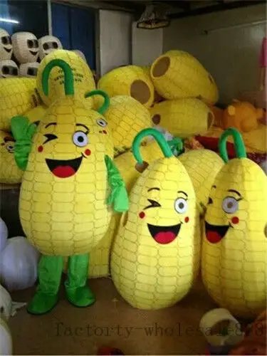 Corn Maize Mascot Costume Suits Cosplay Party Game Dress Outfits Clothing Advertising Carnival Halloween Easter Festival Adults
Corn Maize Mascot Costume Suits Cosplay Party Game Dress Outfits Clothing Advertising Carnival Halloween Easter Festival Adults