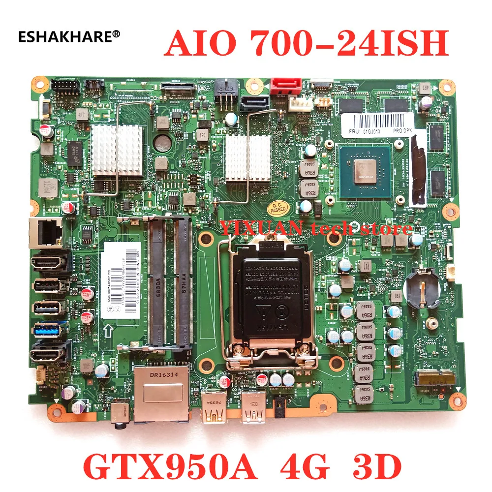Материнская плата AIO для Lenovo 700-24ISH 700-27ISH GTX950A 4G 3D 01Gj013 100% тестовая работа |