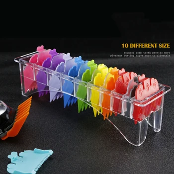 10pcs 1.5mm~25mm Multi Hair Trimmer Attachment Colorful Hair Clipper Guide Limit Combs With Storage Box For Barber Hair Styling
10pcs 1.5mm~25mm Multi Hair Trimmer Attachment Colorful Hair Clipper Guide Limit Combs With Storage Box For Barber Hair Styling