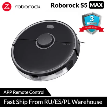 Roborock S5 Max Robot Vacuum Cleaner for Home Smart Sweeping Robotic Cleaning Mope Upgrade of Roborock S50 S55 S5 Carpet Robot
Roborock S5 Max Robot Vacuum Cleaner for Home Smart Sweeping Robotic Cleaning Mope Upgrade of Roborock S50 S55 S5 Carpet Robot