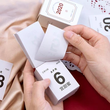 1PC 2020 Mini Desktop Calendar Creative Simple Calendar Daily Scheduler Table Planner Yearly Agenda Organizer Stationery 40*60mm
1PC 2020 Mini Desktop Calendar Creative Simple Calendar Daily Scheduler Table Planner Yearly Agenda Organizer Stationery 40*60mm