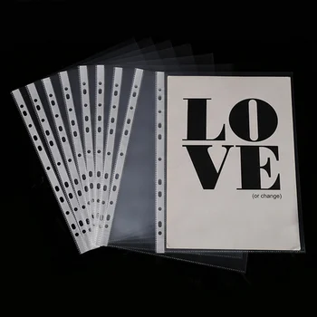 100PCS A4 Size Multipurpose 11-Hole Loose Leaf Clear Files Paper Folder PVC Documents Sheet Page Protectors
100PCS A4 Size Multipurpose 11-Hole Loose Leaf Clear Files Paper Folder PVC Documents Sheet Page Protectors