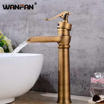 Basin Faucets Waterfall Bathroom Faucet Single handle Basin Mixer Tap Bath Antique Faucet Brass Sink Water Crane Silver S79-398
Basin Faucets Waterfall Bathroom Faucet Single handle Basin Mixer Tap Bath Antique Faucet Brass Sink Water Crane Silver S79-398
