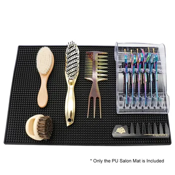 Black Flexible PU Nonslip Salon Mat Heat Resistant Mat for Clippers Salon Styling Station Work Station Salon Tools
Black Flexible PU Nonslip Salon Mat Heat Resistant Mat for Clippers Salon Styling Station Work Station Salon Tools