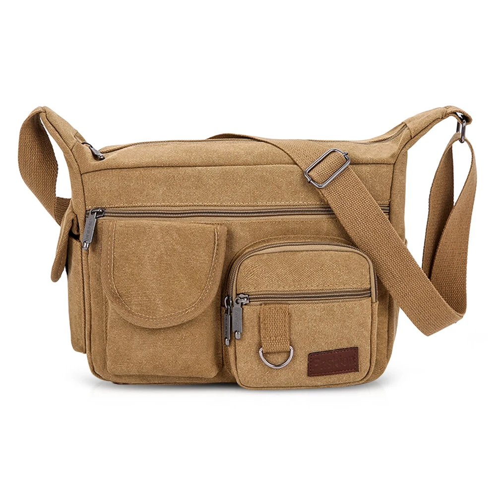 Men'S Crossbody Bag Canvas Multi-Function Zipper Closure Wide Shoulder Strap Tear-Resistant Outdoor Camping Hiking Bags
Men'S Crossbody Bag Canvas Multi-Function Zipper Closure Wide Shoulder Strap Tear-Resistant Outdoor Camping Hiking Bags