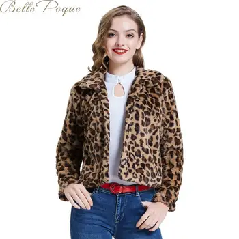 Belle Poque Leopard Fur Coat Warm Soft Button Short Jacket Female Vintage Overcoat Casual Teddy Outwear 2020
Belle Poque Leopard Fur Coat Warm Soft Button Short Jacket Female Vintage Overcoat Casual Teddy Outwear 2020