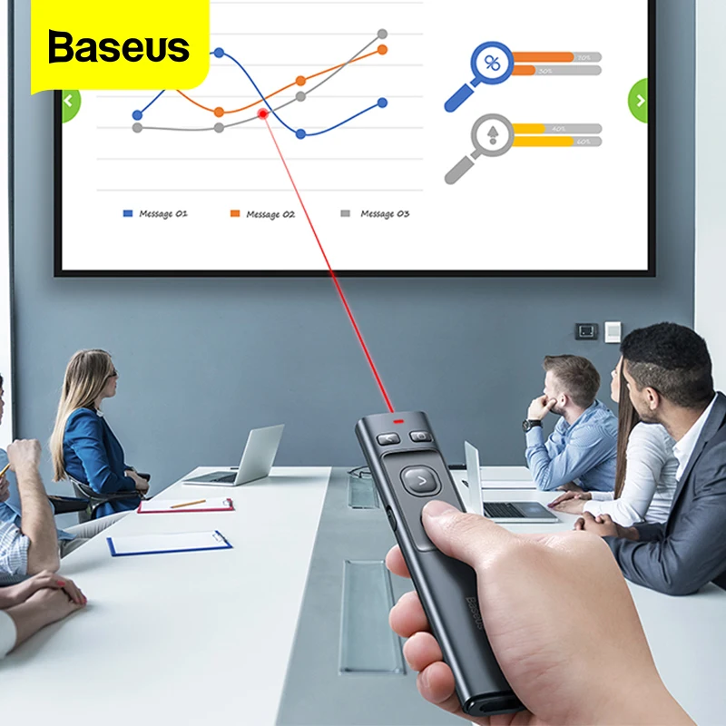 Baseus Wireless Presenter Pen 2.4Ghz USB C Adapter Handheld Remote Control Pointer Red Pen PPT Power Point Presentation Pointer
Baseus Wireless Presenter Pen 2.4Ghz USB C Adapter Handheld Remote Control Pointer Red Pen PPT Power Point Presentation Pointer