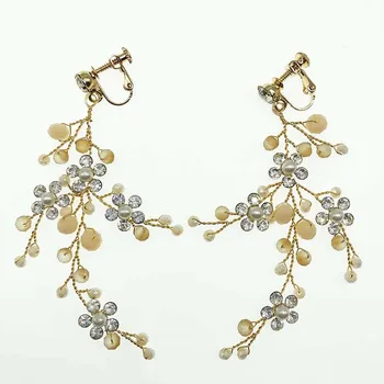 NPASON Cross border Wedding Bridal Accessories Earrings Fashion Lady temperament BEADS EARRINGS HANDMADE EARRINGS 
NPASON Cross border Wedding Bridal Accessories Earrings Fashion Lady temperament BEADS EARRINGS HANDMADE EARRINGS