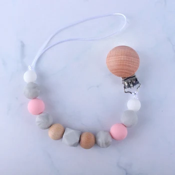 2020 New Personalized Handmade Silicone Pacifier Chains Safe Teething Chain Baby Teether Eco-friendly Pacifier Clip Holder Chain
2020 New Personalized Handmade Silicone Pacifier Chains Safe Teething Chain Baby Teether Eco-friendly Pacifier Clip Holder Chain