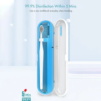 X11 Quartz UV-C Light Disinfection Toothbrush Sterilizer Portable USB Rechargeable Automatic Sanitizer Box for Toothbrush
X11 Quartz UV-C Light Disinfection Toothbrush Sterilizer Portable USB Rechargeable Automatic Sanitizer Box for Toothbrush