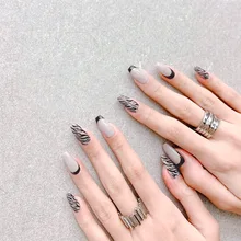 24pcs Fake Nails With Glue Full cover Nail Tips Detachable French Stick on Nails Coffin Press on Nails Art DIY Manicure Tool
24pcs Fake Nails With Glue Full cover Nail Tips Detachable French Stick on Nails Coffin Press on Nails Art DIY Manicure Tool
