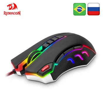 Redragon TITANOBOA2 CHROMA M802 USB Wired Gaming Computer Mouse 24000DPI 10 buttons RGB mice Programmable ergonomic PC Gamer
Redragon TITANOBOA2 CHROMA M802 USB Wired Gaming Computer Mouse 24000DPI 10 buttons RGB mice Programmable ergonomic PC Gamer