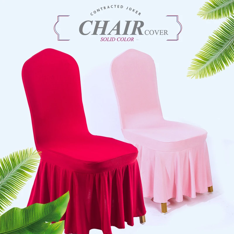 Solid Color Chair Cover Elastic Cloth Big Skirt Table Chair Cover Hotel Chair Decoration Wedding Solid Color Chair Decorations 
Solid Color Chair Cover Elastic Cloth Big Skirt Table Chair Cover Hotel Chair Decoration Wedding Solid Color Chair Decorations