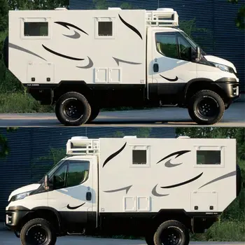 1 Set Car Stripes Vinyl Graphics Decals Stickers For Caravan Travel Trailer Camper Van New Black Gray
1 Set Car Stripes Vinyl Graphics Decals Stickers For Caravan Travel Trailer Camper Van New Black Gray
