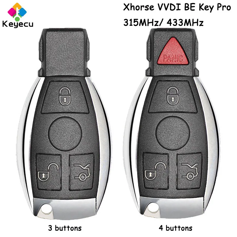 KEYECU Xhorse VVDI BE Key Pro, улучшенная версия, полная умная версия, 3 4 кнопки, 315 МГц, 433 МГц, для Mercedes-Benz
KEYECU Xhorse VVDI BE Key Pro, улучшенная версия, полная умная версия, 3 4 кнопки, 315 МГц, 433 МГц, для Mercedes-Benz