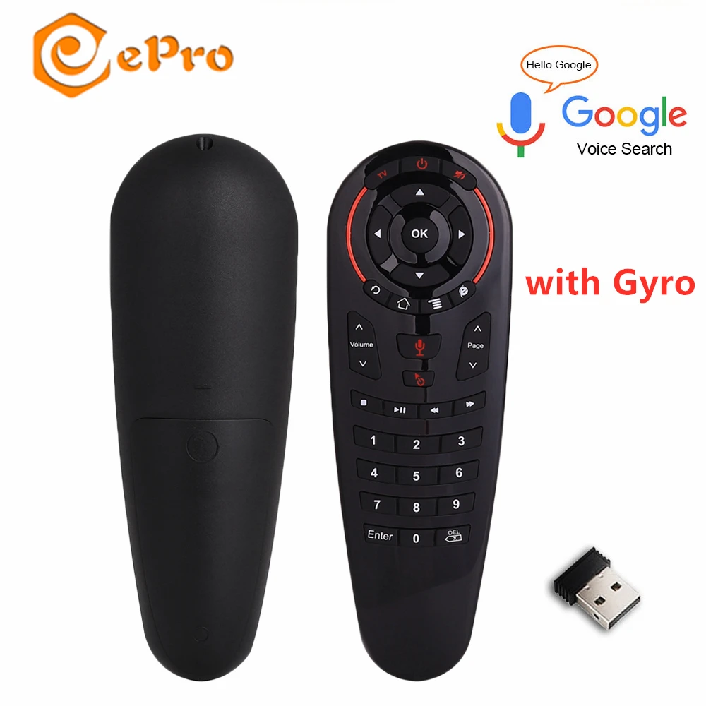 G30 Remote Control Wireless 2.4GHz Voice Air Mouse Gyro Sensing 33 Keys Air Mouse IR Learning Game Remote For Android TV Box/PC
G30 Remote Control Wireless 2.4GHz Voice Air Mouse Gyro Sensing 33 Keys Air Mouse IR Learning Game Remote For Android TV Box/PC