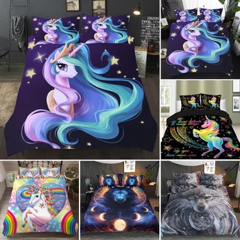 2020 New 3D Unicorn Wolf Printing Bedding Sets Comforter Cover with Pillowcase 2/3Pcs US/UK/AU Size
2020 New 3D Unicorn Wolf Printing Bedding Sets Comforter Cover with Pillowcase 2/3Pcs US/UK/AU Size