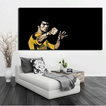 Kung Fu Superstar Bruce Lee Poster Canvas Painting Prints Wall Art Pictures for Living Room Decor No Frame
Kung Fu Superstar Bruce Lee Poster Canvas Painting Prints Wall Art Pictures for Living Room Decor No Frame
