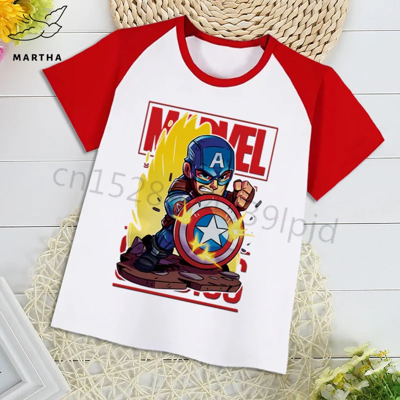 Kids T Shirt Marvel Avengers Iron Man/Captain America/Spiderman Print Kids T Shirt Funny Cartoon Girl Top Boys Tshirt Marvel
Kids T Shirt Marvel Avengers Iron Man/Captain America/Spiderman Print Kids T Shirt Funny Cartoon Girl Top Boys Tshirt Marvel