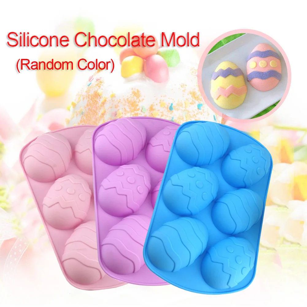 Food Grade Silicone Baking Molds 6 Slots Easter Theme Candy Chocolate Cake Making Non-stick Mold
Food Grade Silicone Baking Molds 6 Slots Easter Theme Candy Chocolate Cake Making Non-stick Mold