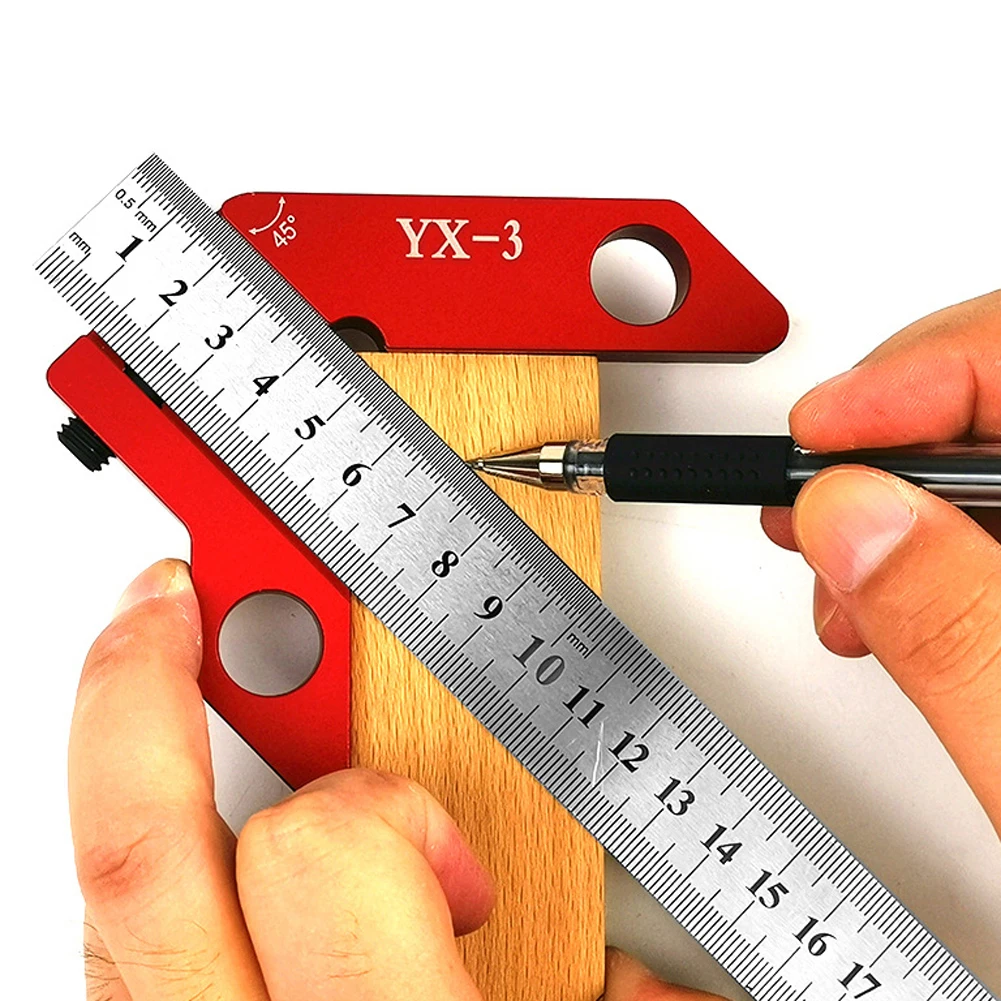YX-3 Aluminum Alloy Height Ruler Scale Measure Scribing Ruler DIY Woodworking Marking Tools
YX-3 Aluminum Alloy Height Ruler Scale Measure Scribing Ruler DIY Woodworking Marking Tools